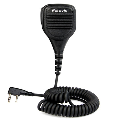 RETEVIS C9050A 2 Pin Remote Speaker Microphone for RT1/RT3/RT8/RT81 - Microphones & Headsets by RETEVIS | Online Shopping South Africa | PMC Jewellery | Buy Now Pay Later Mobicred