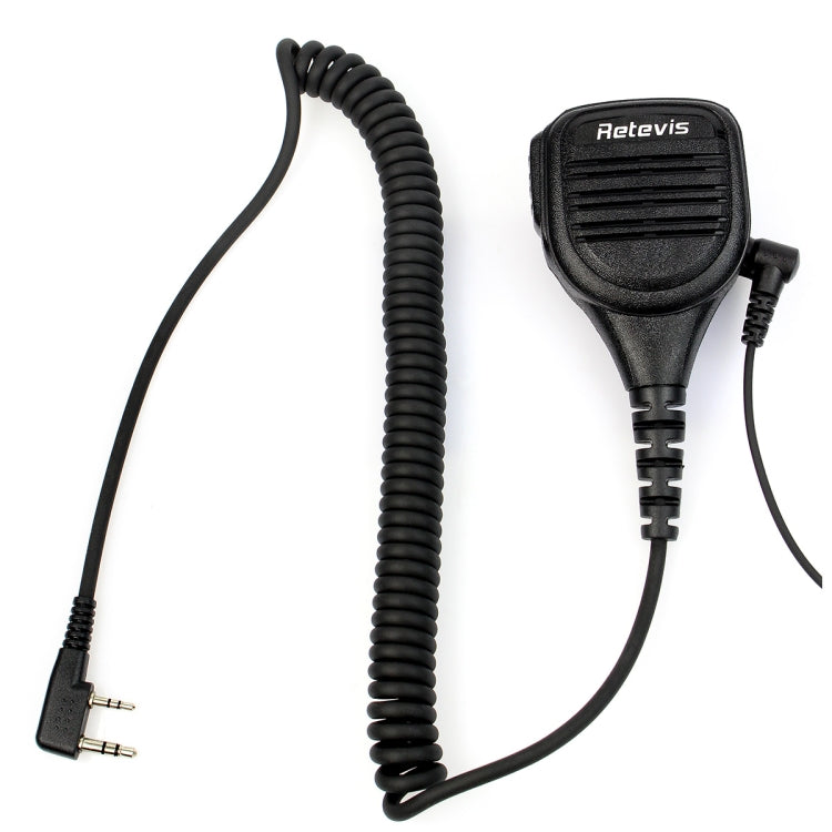 RETEVIS C9050A 2 Pin Remote Speaker Microphone for RT1/RT3/RT8/RT81 - Microphones & Headsets by RETEVIS | Online Shopping South Africa | PMC Jewellery | Buy Now Pay Later Mobicred