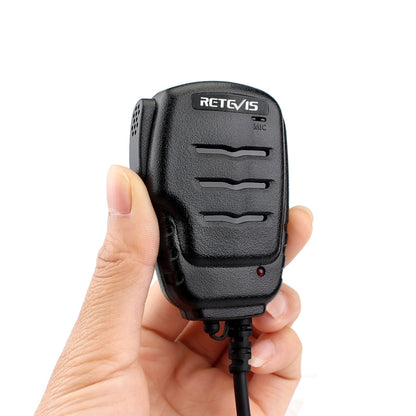 RETEVIS RS-111 M 2 Pin Remote Speaker Microphone for H777/UV5R/RT21 - Microphones & Headsets by RETEVIS | Online Shopping South Africa | PMC Jewellery | Buy Now Pay Later Mobicred