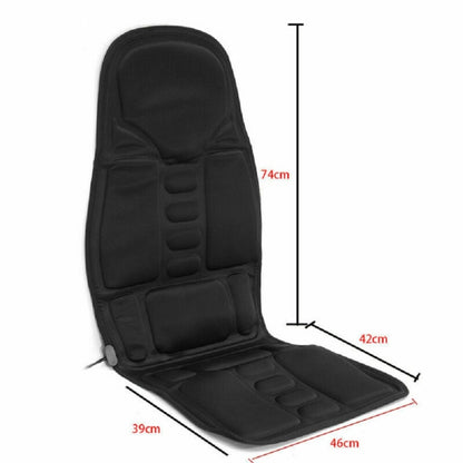 5 Massage Heads 8 Modes Car / Household Multifunctional Whole Body Cervical Massage Seat Cushion, Plug Type:EU Plug(Black) - Seat Accessories by PMC Jewellery | Online Shopping South Africa | PMC Jewellery | Buy Now Pay Later Mobicred