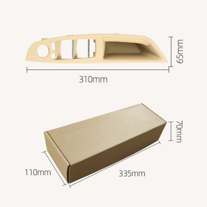 Car Left Front Inner Door Armrest for BMW  5 Series F10 / F18, Left Driving(Beige) - Door Handles by PMC Jewellery | Online Shopping South Africa | PMC Jewellery