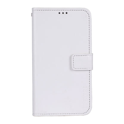 For Cubot C20 idewei Crazy Horse Texture Horizontal Flip Leather Case with Holder & Card Slots & Wallet(White) - More Brand by idewei | Online Shopping South Africa | PMC Jewellery | Buy Now Pay Later Mobicred