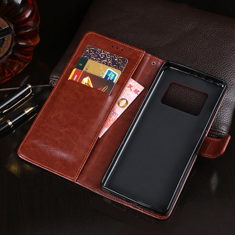 For Sharp Aquos R6 idewei Crazy Horse Texture Horizontal Flip Leather Case with Holder & Card Slots & Wallet(Red) - More Brand by idewei | Online Shopping South Africa | PMC Jewellery | Buy Now Pay Later Mobicred