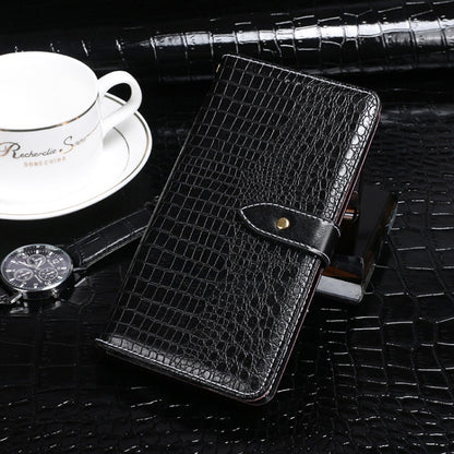 For Sharp Aquos R6 idewei Crocodile Texture Horizontal Flip Leather Case with Holder & Card Slots & Wallet(Black) - More Brand by idewei | Online Shopping South Africa | PMC Jewellery | Buy Now Pay Later Mobicred