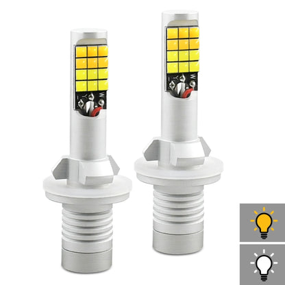 2 PCS V6 880 DC9-36V 30W 3000LM IP65 Car LED Double Color Fog Light with 30LEDs SMD-2525 Lamp - Fog / Driving Lights by PMC Jewellery | Online Shopping South Africa | PMC Jewellery | Buy Now Pay Later Mobicred