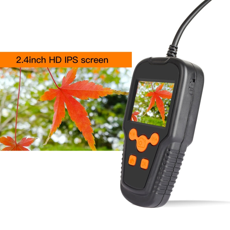 P60A 5.5mm 1080P 2.4 inch IPS Screen IP68 Waterproof HD Digital Endoscope, Length:2m Hard Cable -  by PMC Jewellery | Online Shopping South Africa | PMC Jewellery | Buy Now Pay Later Mobicred