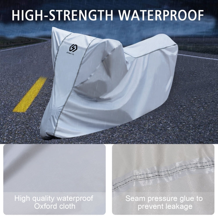 WUPP CS-1410B4 Motorcycle Thickened Oxford Cloth All-inclusive Waterproof Sun-proof Protective Cover, Size:XL(Silver) - Protective Gear by WUPP | Online Shopping South Africa | PMC Jewellery | Buy Now Pay Later Mobicred