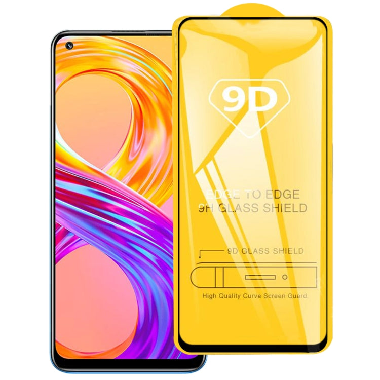 For OPPO Realme 8 / 8 Pro / 9 / 9 Pro+ 9D Full Glue Full Screen Tempered Glass Film - Realme Tempered Glass by PMC Jewellery | Online Shopping South Africa | PMC Jewellery | Buy Now Pay Later Mobicred