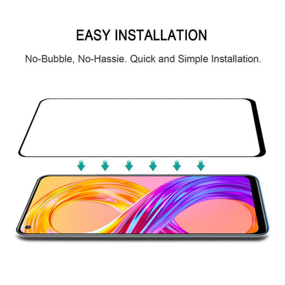 For OPPO Realme 8 / 8 Pro Full Glue Full Cover Screen Protector Tempered Glass Film - Realme Tempered Glass by PMC Jewellery | Online Shopping South Africa | PMC Jewellery | Buy Now Pay Later Mobicred