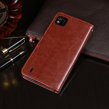 For Wiko Y62 idewei Crazy Horse Texture Horizontal Flip Leather Case with Holder & Card Slots & Wallet(Brown) - More Brand by idewei | Online Shopping South Africa | PMC Jewellery | Buy Now Pay Later Mobicred