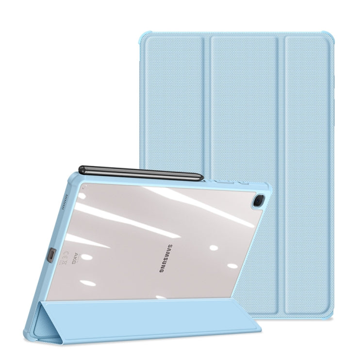 For Samsung Galaxy Tab S6 Lite 2024 / 2020 DUX DUCIS TOBY Series Antiskid PU Leather + PC + TPU Horizontal Flip Case with Holder & Pen Slot & Sleep / Wake-up Function(Blue) - Tab S6 Lite P610 / P615 by DUX DUCIS | Online Shopping South Africa | PMC Jewellery | Buy Now Pay Later Mobicred