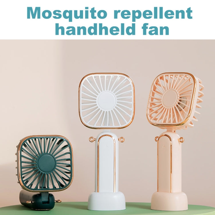 WT-TX6 Portable Foldable USB Charging Mosquito Repellent Handheld Electric Fan, 3 Speed Control(White) - Electric Fans by PMC Jewellery | Online Shopping South Africa | PMC Jewellery | Buy Now Pay Later Mobicred