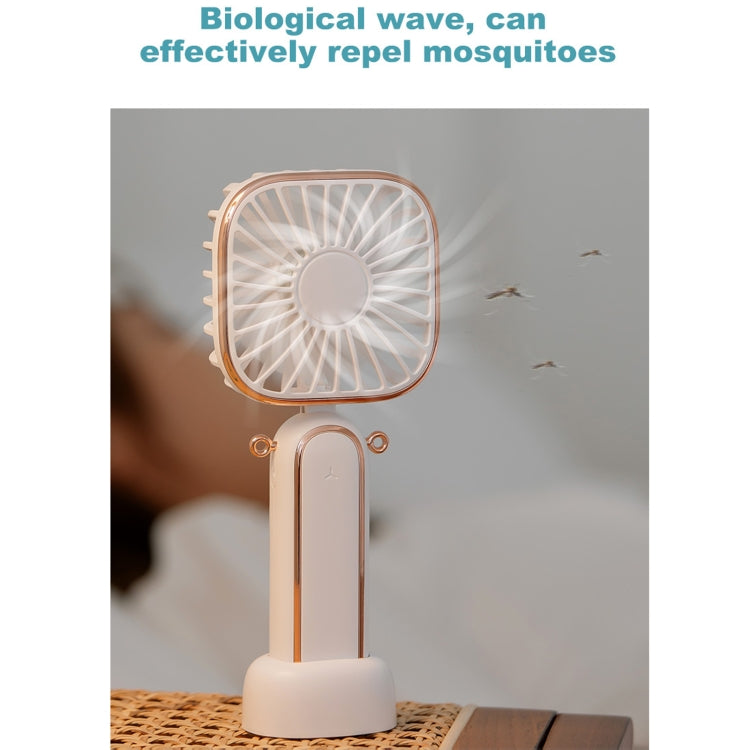 WT-TX6 Portable Foldable USB Charging Mosquito Repellent Handheld Electric Fan, 3 Speed Control(White) - Electric Fans by PMC Jewellery | Online Shopping South Africa | PMC Jewellery | Buy Now Pay Later Mobicred