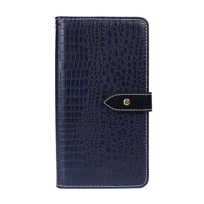For Doogee X95 Pro idewei Crocodile Texture Horizontal Flip Leather Case with Holder & Card Slots & Wallet(Dark Blue) - More Brand by idewei | Online Shopping South Africa | PMC Jewellery | Buy Now Pay Later Mobicred