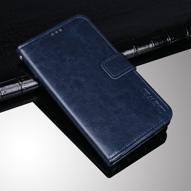 For Blackview A90 idewei Crazy Horse Texture Horizontal Flip Leather Case with Holder & Card Slots & Wallet(Dark Blue) - More Brand by idewei | Online Shopping South Africa | PMC Jewellery | Buy Now Pay Later Mobicred