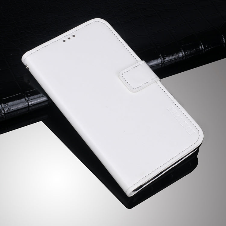 For Doogee X95 / X95 Pro idewei Crazy Horse Texture Horizontal Flip Leather Case with Holder & Card Slots & Wallet(White) - More Brand by idewei | Online Shopping South Africa | PMC Jewellery | Buy Now Pay Later Mobicred