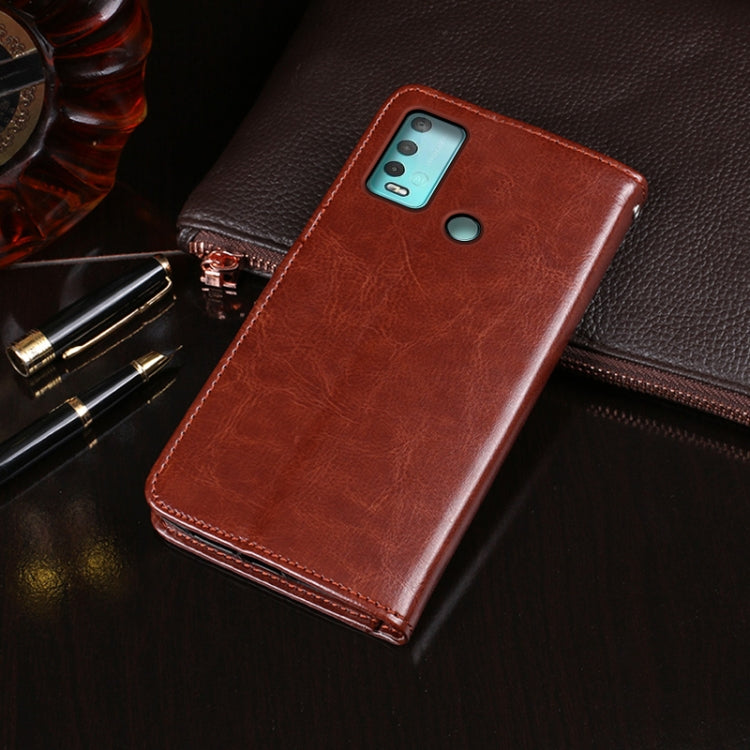 For Wiko Power U30 idewei Crazy Horse Texture Horizontal Flip Leather Case with Holder & Card Slots & Wallet(Rose Red) - Wiko by idewei | Online Shopping South Africa | PMC Jewellery | Buy Now Pay Later Mobicred