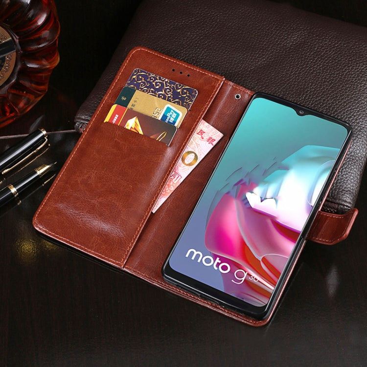 For Lenovo K13 Note idewei Crazy Horse Texture Horizontal Flip Leather Case with Holder & Card Slots & Wallet(Rose Red) - Lenovo by idewei | Online Shopping South Africa | PMC Jewellery | Buy Now Pay Later Mobicred