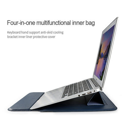 PU08 Multifunctional Notebook PU Liner Bag, Size:13.3 inch(Royal Blue) - 13.3 inch by PMC Jewellery | Online Shopping South Africa | PMC Jewellery | Buy Now Pay Later Mobicred