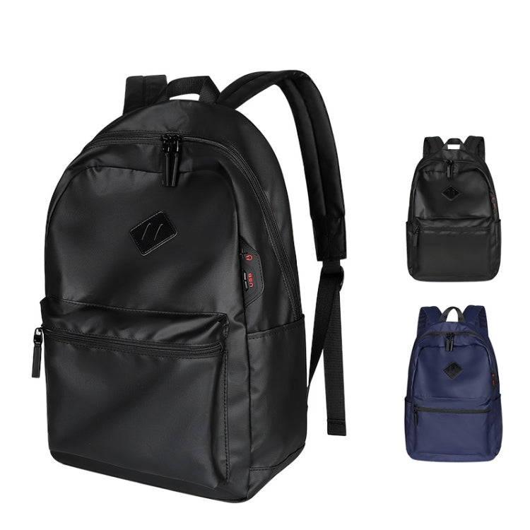 SJ03 13-15.6 inch Universal Large-capacity Laptop Backpack with USB Charging Port & Headphone Port(Black) - Backpack by PMC Jewellery | Online Shopping South Africa | PMC Jewellery | Buy Now Pay Later Mobicred