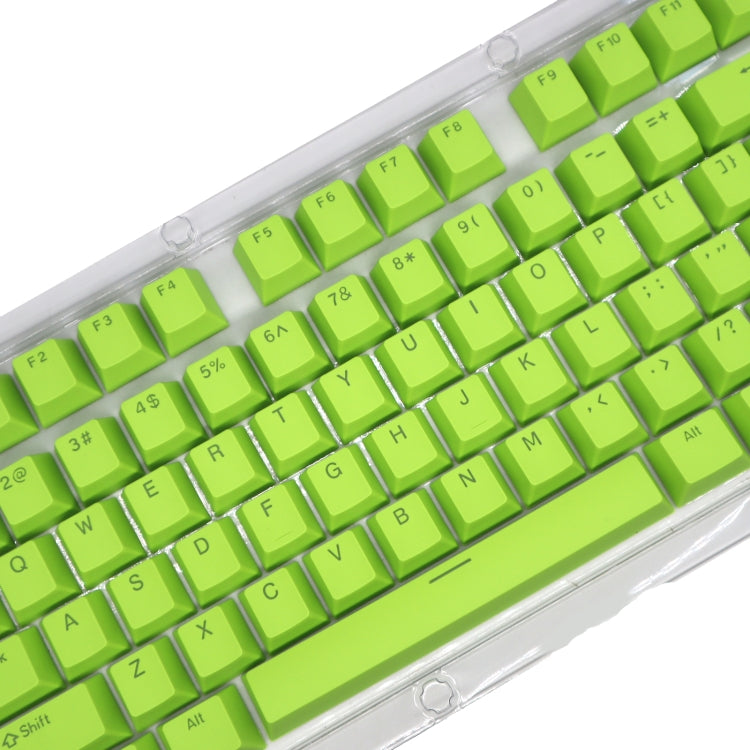 HXSJ P9 104 Keys PBT Color Mechanical Keyboard Keycaps(Green) - Other by HXSJ | Online Shopping South Africa | PMC Jewellery | Buy Now Pay Later Mobicred