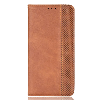 For Blackview A90 Magnetic Buckle Retro Crazy Horse Texture Horizontal Flip Leather Case with Holder & Card Slots & Photo Frame(Brown) - More Brand by PMC Jewellery | Online Shopping South Africa | PMC Jewellery | Buy Now Pay Later Mobicred