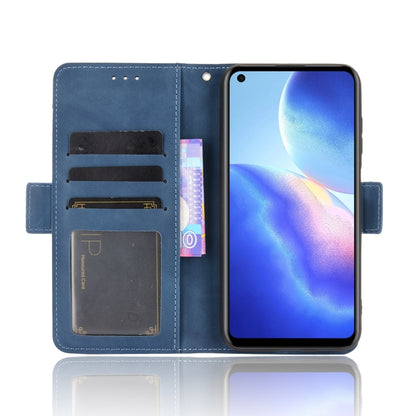 For Blackview A90 Skin Feel Calf Pattern Horizontal Flip Leather Case with Holder & Card Slots & Photo Frame(Blue) - More Brand by PMC Jewellery | Online Shopping South Africa | PMC Jewellery | Buy Now Pay Later Mobicred