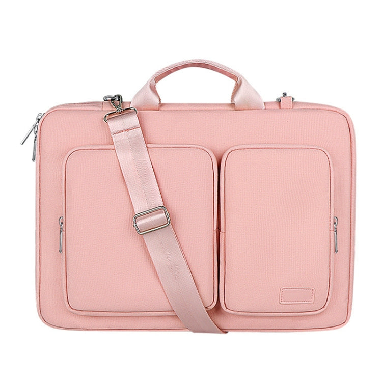 ST11 Polyester Thickened Laptop Bag with Detachable Shoulder Strap, Size:13.3 inch(Pink) - 13.3 inch by PMC Jewellery | Online Shopping South Africa | PMC Jewellery | Buy Now Pay Later Mobicred