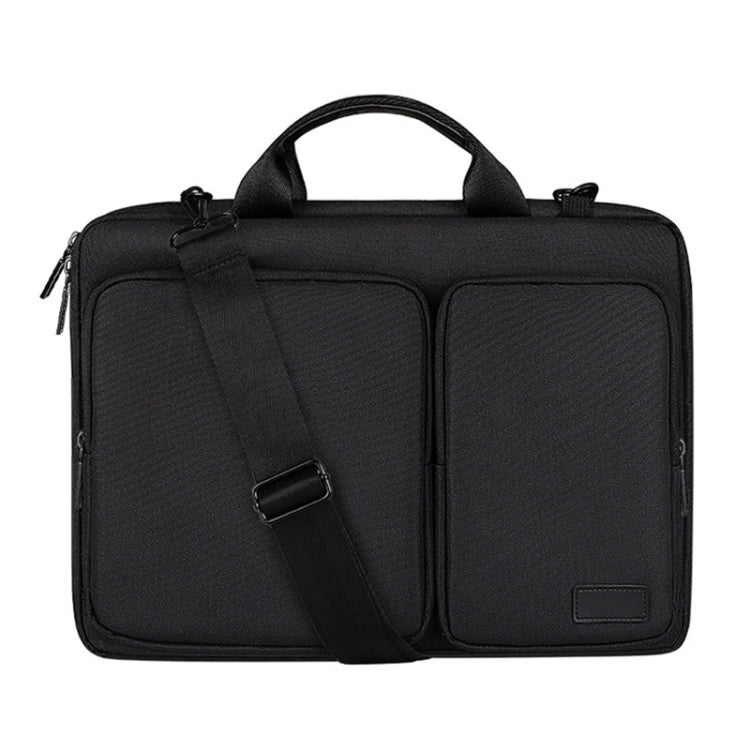 ST11 Polyester Thickened Laptop Bag with Detachable Shoulder Strap, Size:14.1-15.4 inch(Black) - 15 inch by PMC Jewellery | Online Shopping South Africa | PMC Jewellery | Buy Now Pay Later Mobicred