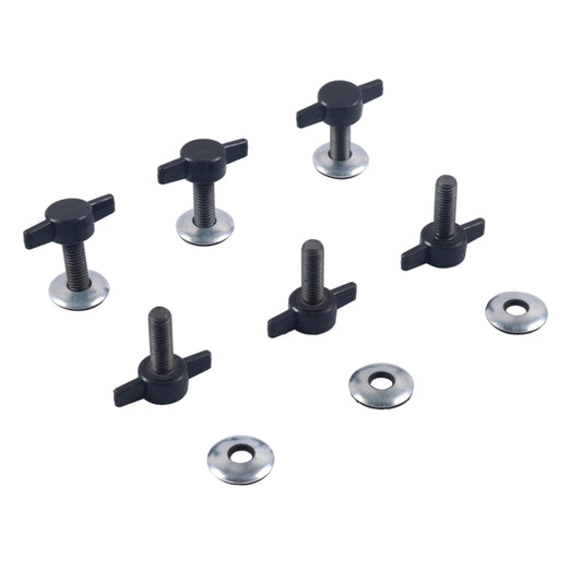 A6114 6 PCS Car Hard Top Fast Removal Screws Fastener Kit for Jeep Wrangler Sport 2007-2018 - Nuts & Bolts by PMC Jewellery | Online Shopping South Africa | PMC Jewellery | Buy Now Pay Later Mobicred