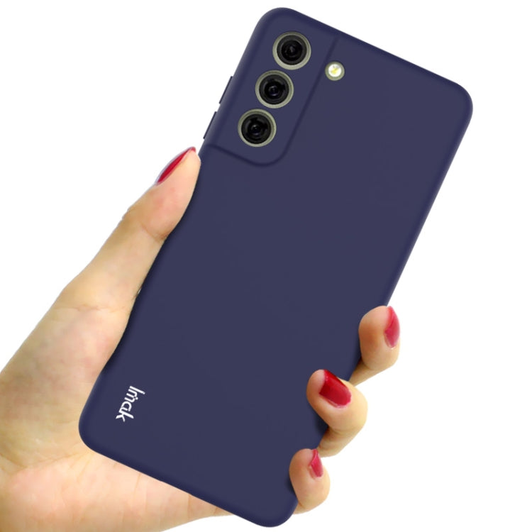 For Samsung Galaxy S21 FE 5G IMAK UC-2 Series Shockproof Full Coverage Soft TPU Case(Blue) - Galaxy Phone Cases by imak | Online Shopping South Africa | PMC Jewellery