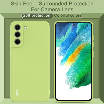 For Samsung Galaxy S21 FE 5G IMAK UC-2 Series Shockproof Full Coverage Soft TPU Case(Blue) - Galaxy Phone Cases by imak | Online Shopping South Africa | PMC Jewellery