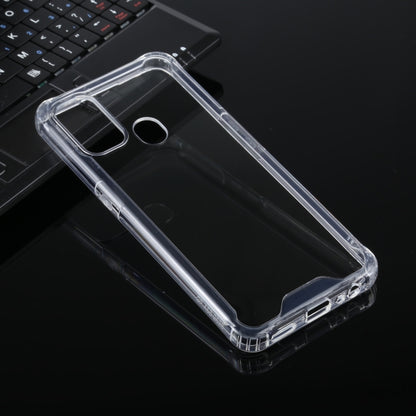 For OPPO A53 / A32 Four-corner Shockproof Transparent TPU + PC Protective Case - OPPO Cases by PMC Jewellery | Online Shopping South Africa | PMC Jewellery
