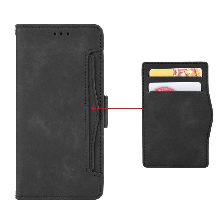 For Blackview A100 Skin Feel Calf Pattern Horizontal Flip Leather Case with Holder & Card Slots & Photo Frame(Black) - More Brand by PMC Jewellery | Online Shopping South Africa | PMC Jewellery | Buy Now Pay Later Mobicred