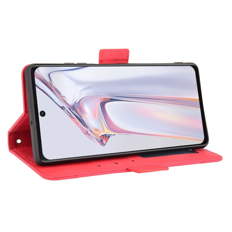 For Blackview A100 Skin Feel Calf Pattern Horizontal Flip Leather Case with Holder & Card Slots & Photo Frame(Red) - More Brand by PMC Jewellery | Online Shopping South Africa | PMC Jewellery | Buy Now Pay Later Mobicred