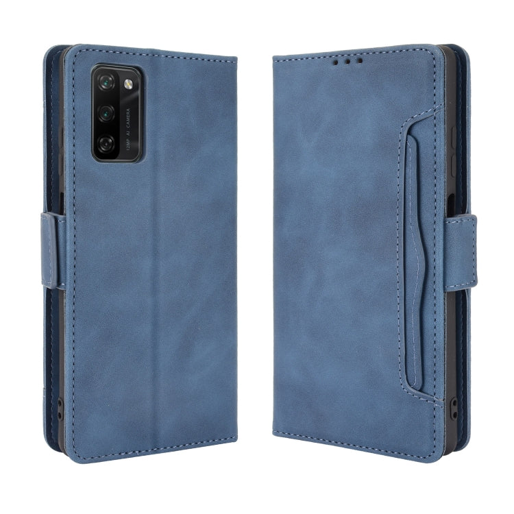 For Blackview A100 Skin Feel Calf Pattern Horizontal Flip Leather Case with Holder & Card Slots & Photo Frame(Blue) - More Brand by PMC Jewellery | Online Shopping South Africa | PMC Jewellery | Buy Now Pay Later Mobicred