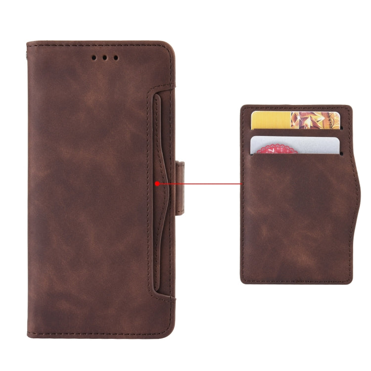 For Blackview A100 Skin Feel Calf Pattern Horizontal Flip Leather Case with Holder & Card Slots & Photo Frame(Brown) - More Brand by PMC Jewellery | Online Shopping South Africa | PMC Jewellery | Buy Now Pay Later Mobicred