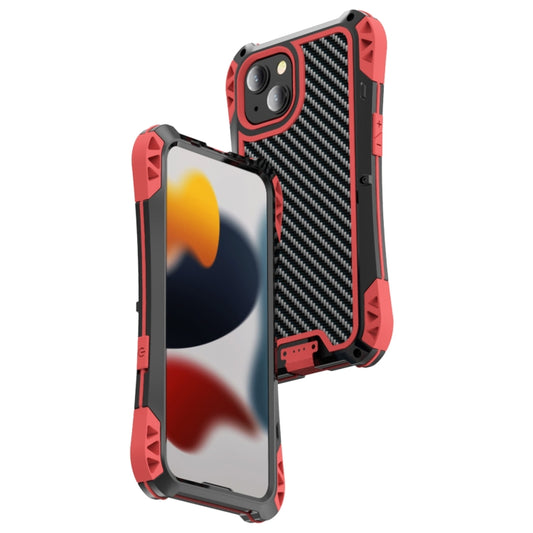 For iPhone 13 Pro R-JUST AMIRA Shockproof Dustproof Waterproof Metal Protective Case (Red) - iPhone 13 Pro Cases by R-JUST | Online Shopping South Africa | PMC Jewellery