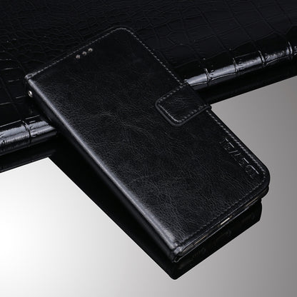 idewei Crazy Horse Texture Horizontal Flip Leather Case with Holder & Card Slots & Wallet For Doogee S97 Pro(Black) - More Brand by idewei | Online Shopping South Africa | PMC Jewellery | Buy Now Pay Later Mobicred