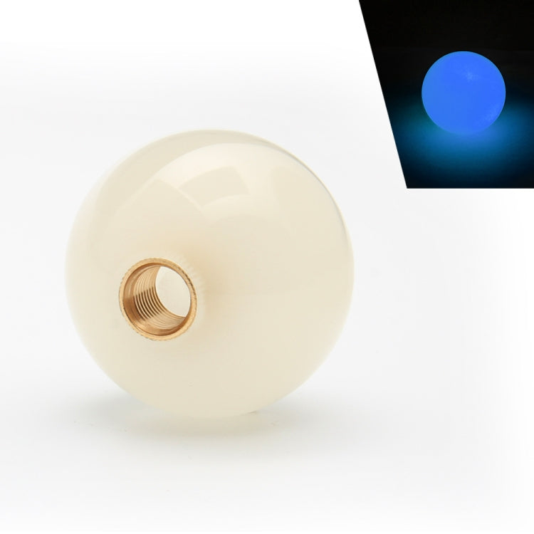 SK-1042 Universal Car Round Luminous Shift Knob with Adapters(Blue) - Shift Knob by PMC Jewellery | Online Shopping South Africa | PMC Jewellery | Buy Now Pay Later Mobicred