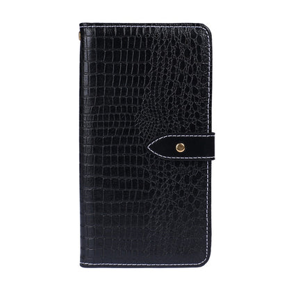 For Doogee N40 Pro idewei Crocodile Texture Horizontal Flip Leather Case with Holder & Card Slots & Wallet(Black) - More Brand by idewei | Online Shopping South Africa | PMC Jewellery | Buy Now Pay Later Mobicred