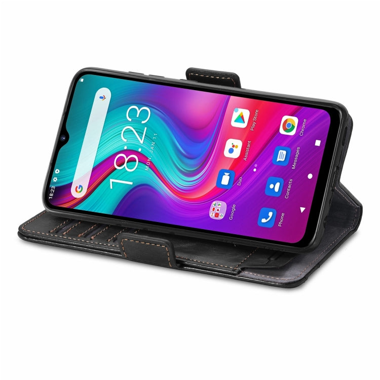 For Doogee X96 Pro CaseNeo Business Splicing Dual Magnetic Buckle Horizontal Flip PU Leather Case with Holder & Card Slots & Wallet(Black) - More Brand by PMC Jewellery | Online Shopping South Africa | PMC Jewellery | Buy Now Pay Later Mobicred