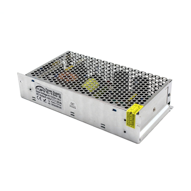 S-100-5 DC5V 20A 100W LED Regulated Switching Power Supply, Size: 199 x 98 x 42mm - Power Supplies by PMC Jewellery | Online Shopping South Africa | PMC Jewellery