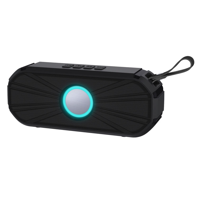 New Rixing NR-9012 Bluetooth 5.0 Portable Outdoor Wireless Bluetooth Speaker(Black) - Desktop Speaker by NewRixing | Online Shopping South Africa | PMC Jewellery | Buy Now Pay Later Mobicred