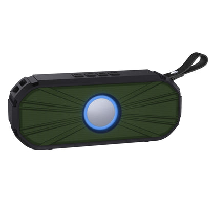 New Rixing NR-9012 Bluetooth 5.0 Portable Outdoor Wireless Bluetooth Speaker(Green) - Desktop Speaker by NewRixing | Online Shopping South Africa | PMC Jewellery | Buy Now Pay Later Mobicred