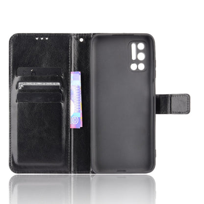 For Doogee N40 Pro Crazy Horse Texture Horizontal Flip Leather Case with Holder & Card Slots & Lanyard(Black) - More Brand by PMC Jewellery | Online Shopping South Africa | PMC Jewellery | Buy Now Pay Later Mobicred