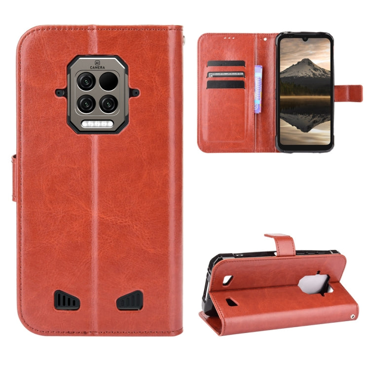 For Doogee S86 / S86 Pro Crazy Horse Texture Horizontal Flip Leather Case with Holder & Card Slots & Lanyard(Brown) - More Brand by PMC Jewellery | Online Shopping South Africa | PMC Jewellery | Buy Now Pay Later Mobicred