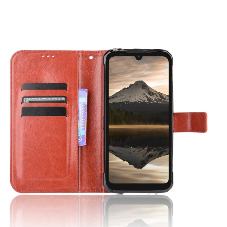 For Doogee S86 / S86 Pro Crazy Horse Texture Horizontal Flip Leather Case with Holder & Card Slots & Lanyard(Brown) - More Brand by PMC Jewellery | Online Shopping South Africa | PMC Jewellery | Buy Now Pay Later Mobicred