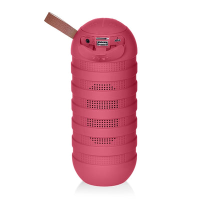 NewRixing NR-3025 TWS Outdoor Portable Splashproof Bluetooth Speaker with Flashlight Function(Red) - Desktop Speaker by NewRixing | Online Shopping South Africa | PMC Jewellery | Buy Now Pay Later Mobicred