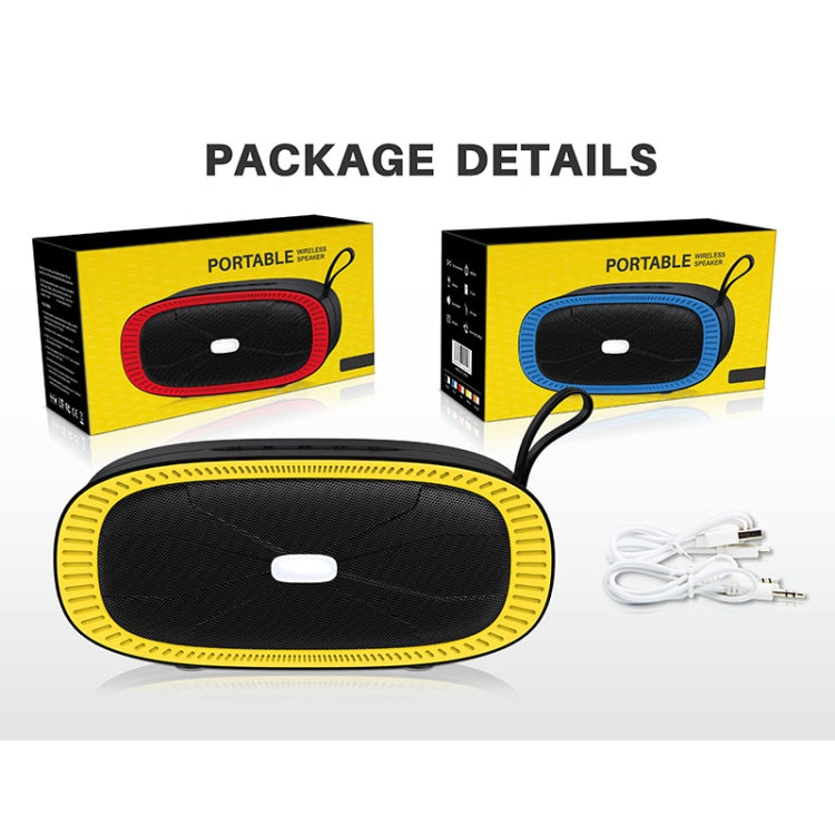 NewRixing NR-4022 TWS Two-color Bluetooth Speaker with Handle(Blue) - Desktop Speaker by NewRixing | Online Shopping South Africa | PMC Jewellery | Buy Now Pay Later Mobicred